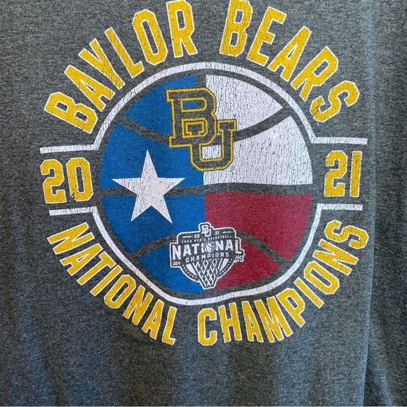 Baylor Bears National Champions Basketball 2021 Green Large - Picture 6 of 6